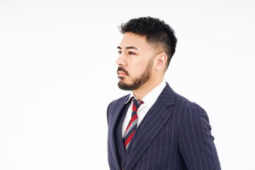スーツ姿の男性のポートレート