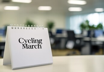 Cycling March Calendar.