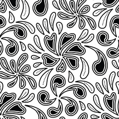 Batik sketch design for color book
