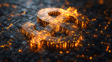 Illustration of a currency symbol being molded by policy makers, concept of economic policy shaping national wealth