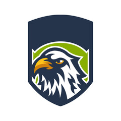 Eagle logo design template vector image