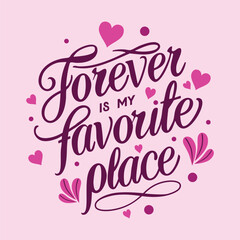 Love-Themed Greeting Card with Modern Typography and Hearts