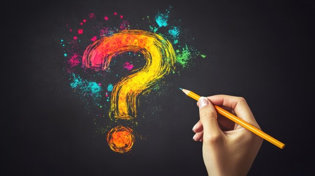 The Colorful Question Mark