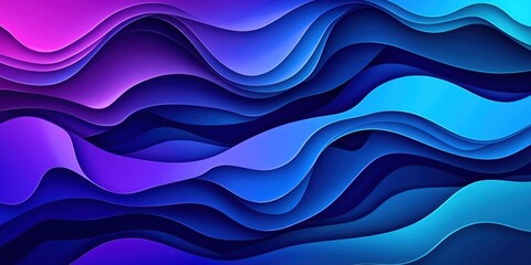 Blue and purple wave pattern