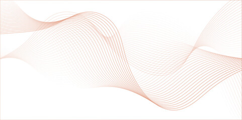 Abstract technology wave lines, frequency sound, data science, business wave line background. Abstract wavy element for design on transparent background isolated