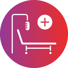 Fototapeta premium Treatment Vector Icon Style