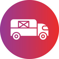 Courier Service Vector Icon Style