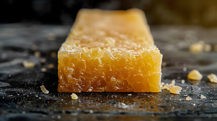 Honeycomb Candy, Closeup Food Photography