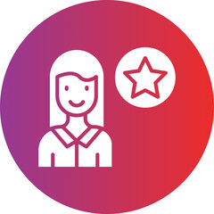 Influencer Relations Vector Icon Style