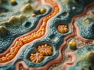 Immerse yourself in the captivating world of organic patterns and fluid textures where vibrant colors and intricate designs come together to create a mesmerizing otherworldly aesthetic