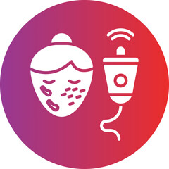 Laser Therapy Vector Icon Style