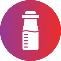 Milk bottle Vector Icon Style