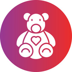 Obraz premium Stuffed Toy Vector Icon Style