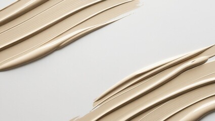  backgrounds with thick white and beige acrylic paint fluid textures, designed for use in layouts with divided spaces for graphic designers. 