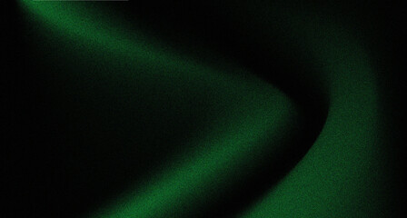 Dark grainy Green black noise gradient background noisy texture grainy banner or header design