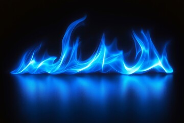 Fototapeta premium Blue fire