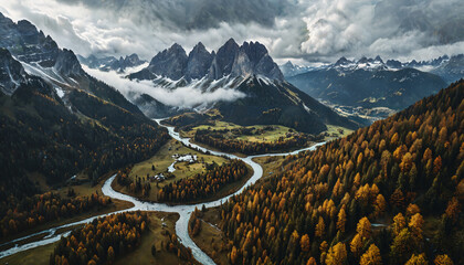 Vallée enchantée des Dolomites