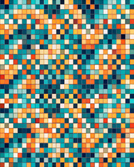 Fototapeta premium Pixelated Texture Background and Color Trends