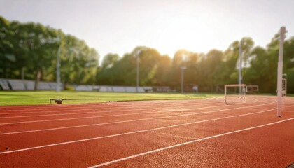 Fototapeta premium Track And Field Park 