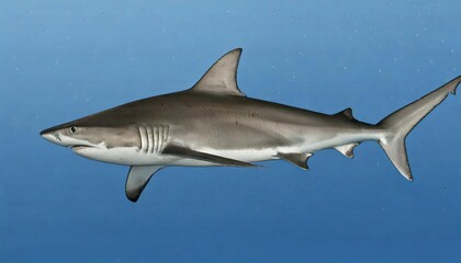 Fototapeta premium Typical Side-On View Of Shark 