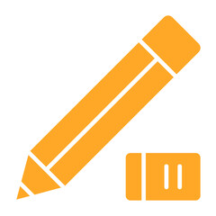 Pencil and eraser Icon