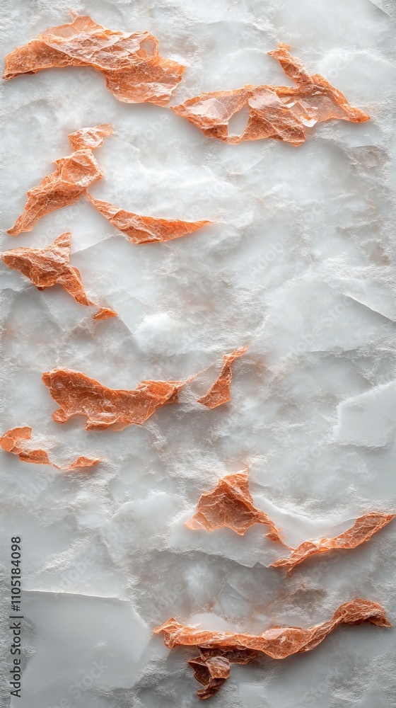 Poster close-up view of onyx marble displaying sophisticated patterns and rich textures in hues of brown, g