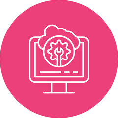 Cloud maintenance Icon