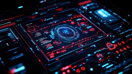 Fototapeta premium A digital interface displaying solar and wind energy contributions to a national grid.