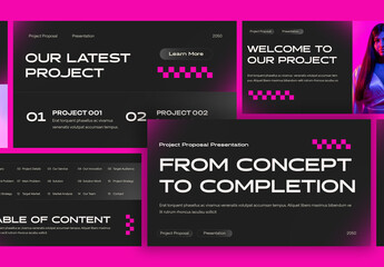 Pink Gradient Project Proposal Presentation