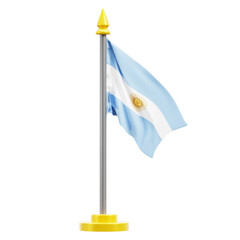 3D Argentina Illustration