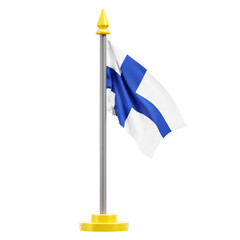 3D Finland Illustration