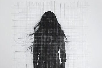hand drawn sketch of a person