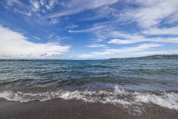 waves on lake-taupo