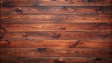 Naklejka premium Rich Brown Wooden Planks Background Texture for Design Projects