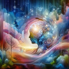 Cosmic Consciousness, A Dreamlike Landscape