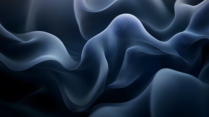 Obraz premium Abstract Dark Blue Wave Pattern Design