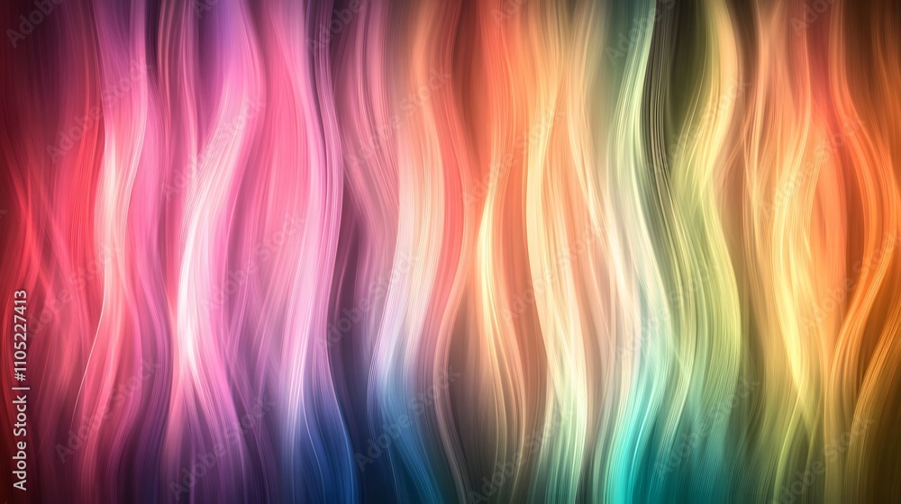 Poster abstract colorful wave pattern background image