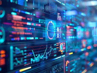 Obraz premium Smart Traffic Management System in Urban City