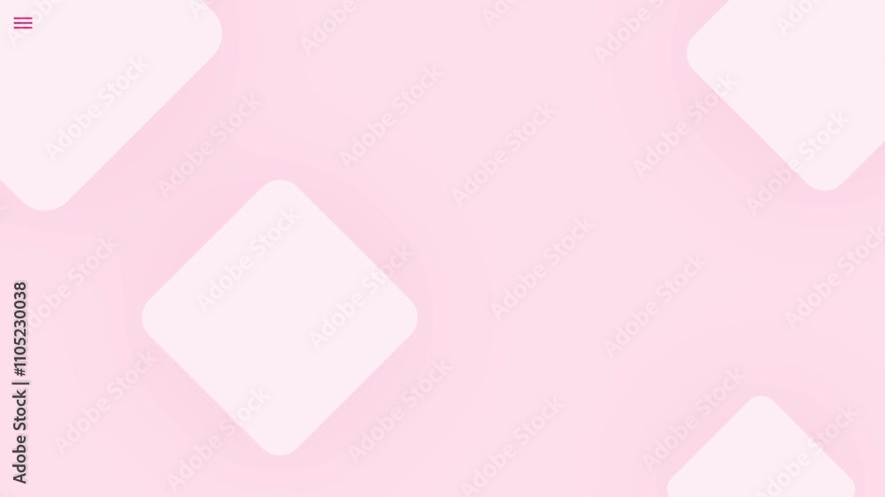 Poster soft pink geometric diamond pattern in minimalistic abstract background design