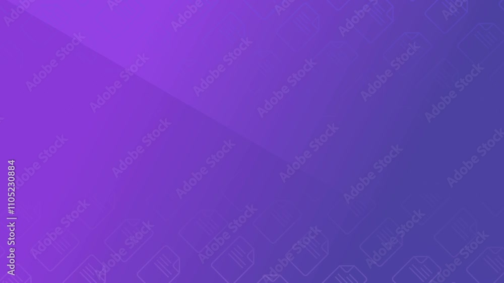 Poster abstract purple gradient with geometric patterns and subtle diagonal shadows