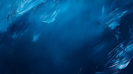 Abstract Blue Paint Strokes Artistic Background