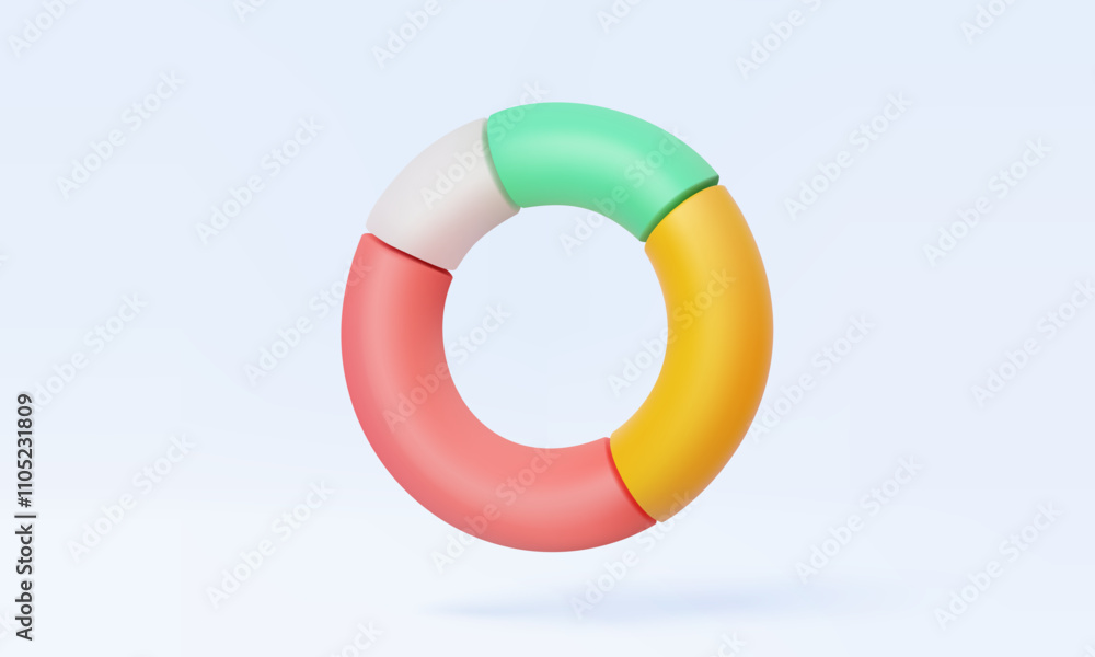 Poster chart color proportion icon data analytics optimization growth budget cost and profit statistics fin