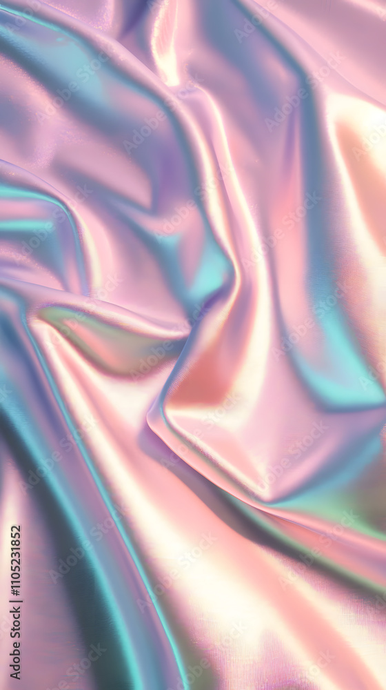 Poster satin fabric texture studio setting textile close-up color gradient abstract details visual appeal f
