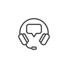 Customer Support line icon