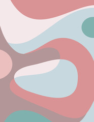 Abstract background with hand drawn doodle elements