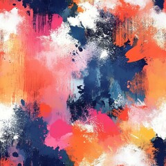 Fototapeta premium Vibrant Abstract Art Print