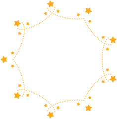 Christmas Stars Frame