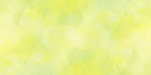 Abstract light tone watercolor background, liquid alcohol ink painting background, Hand drawn yellow, green, and white color background.	