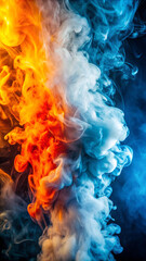 Fototapeta premium Smoke and Fog Texture Background and Color Trends