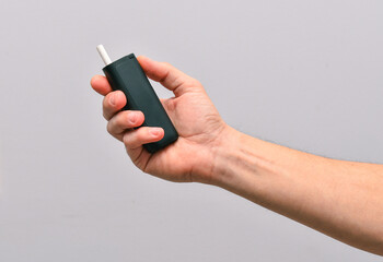 Technologically advanced device for heating and smoking tobacco, an alternative to classic smoking, is addictive and drug dependent.